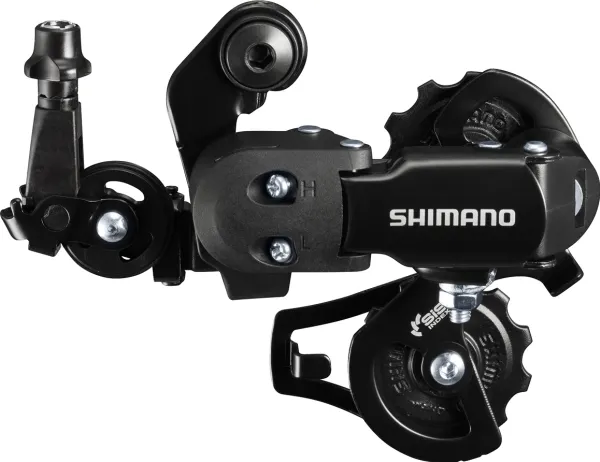Shimano Tourney RD-FT35 bakgir 6/7-år med adapter, kort bur