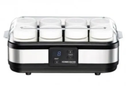 Rommelsbacher yoghurtmaskin JG 40 svart, rustfritt stål, 40 W