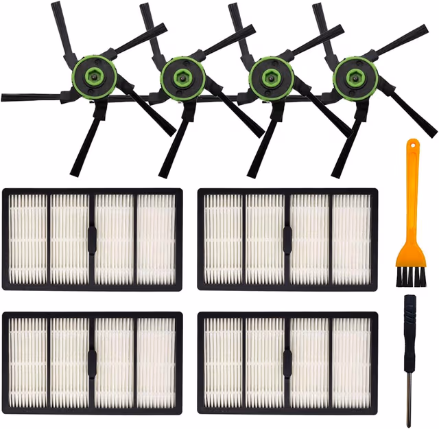 10-pack støvsuger tilbehørssett for iRobot Roomba S9 (9150), s9 plus (9550) MultiColor