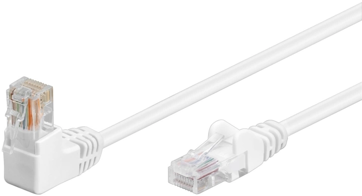 Goobay 94164, 2 m, Cat5e, U/UTP (UTP), RJ-45, RJ-45, Hvit
