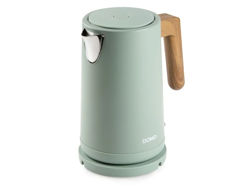 Domo elegant vannkoker 1,7 L | 2200 W | Matt grønn | filter