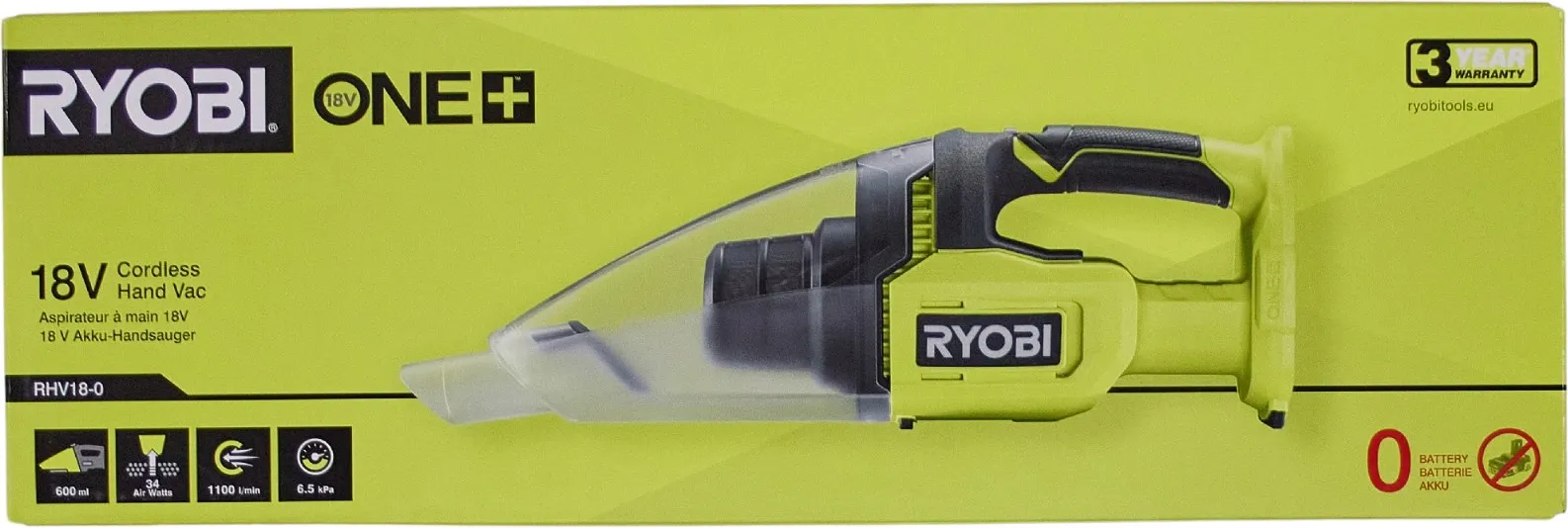 Ryobi ONE+ RHV18-0 Handdammsugare Inget batteri