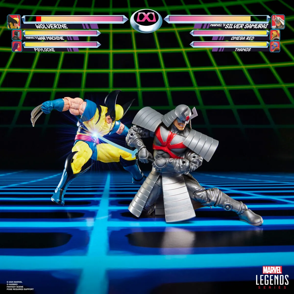 Marvel Legends Wolverine & Silver Samurai Gameverse pack 2 figures 15cm