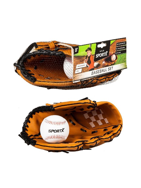 SportX Baseball Glove with Ball