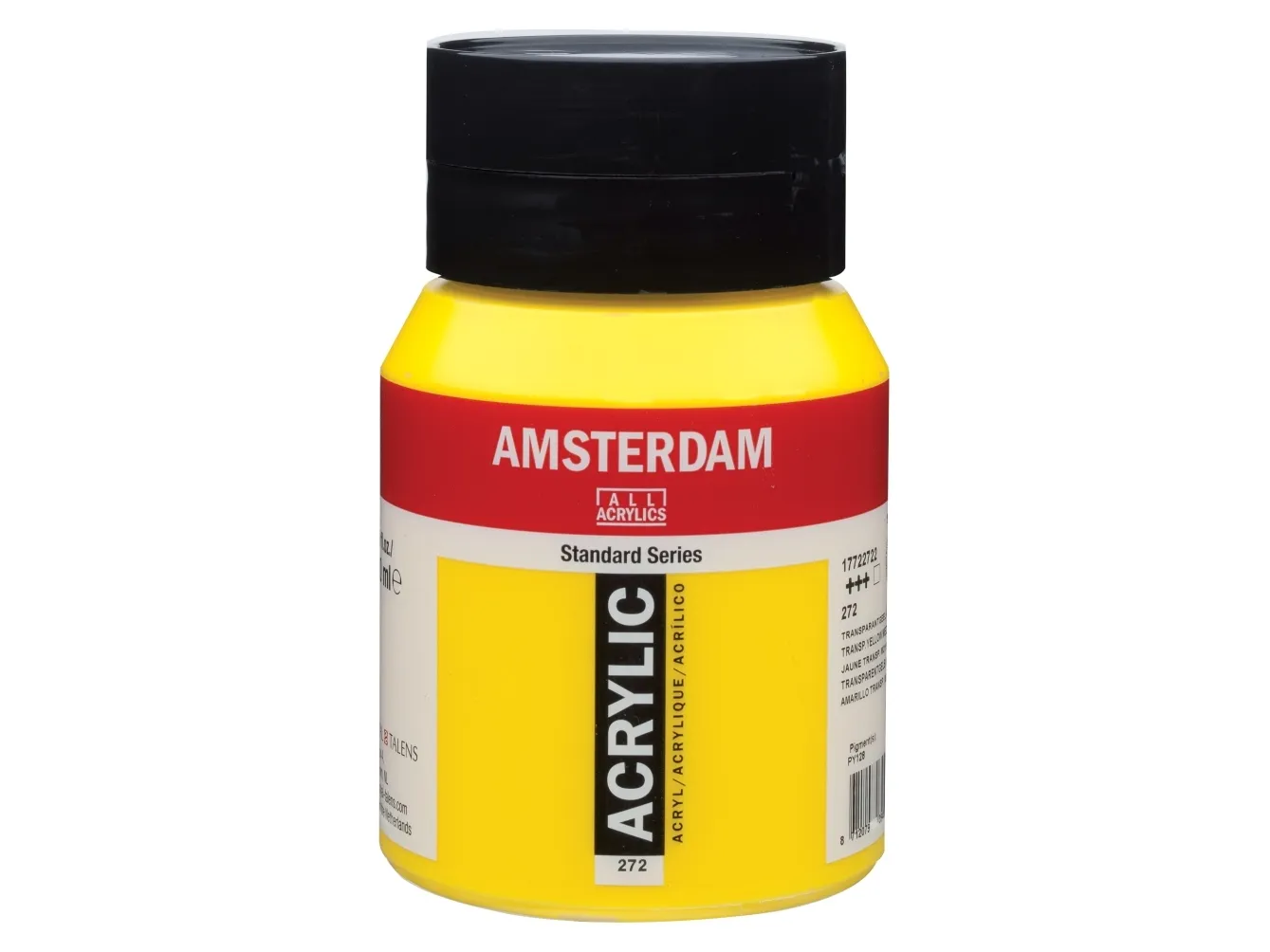 Amsterdam Standard Series akrylkrukke transparent gul medium 272