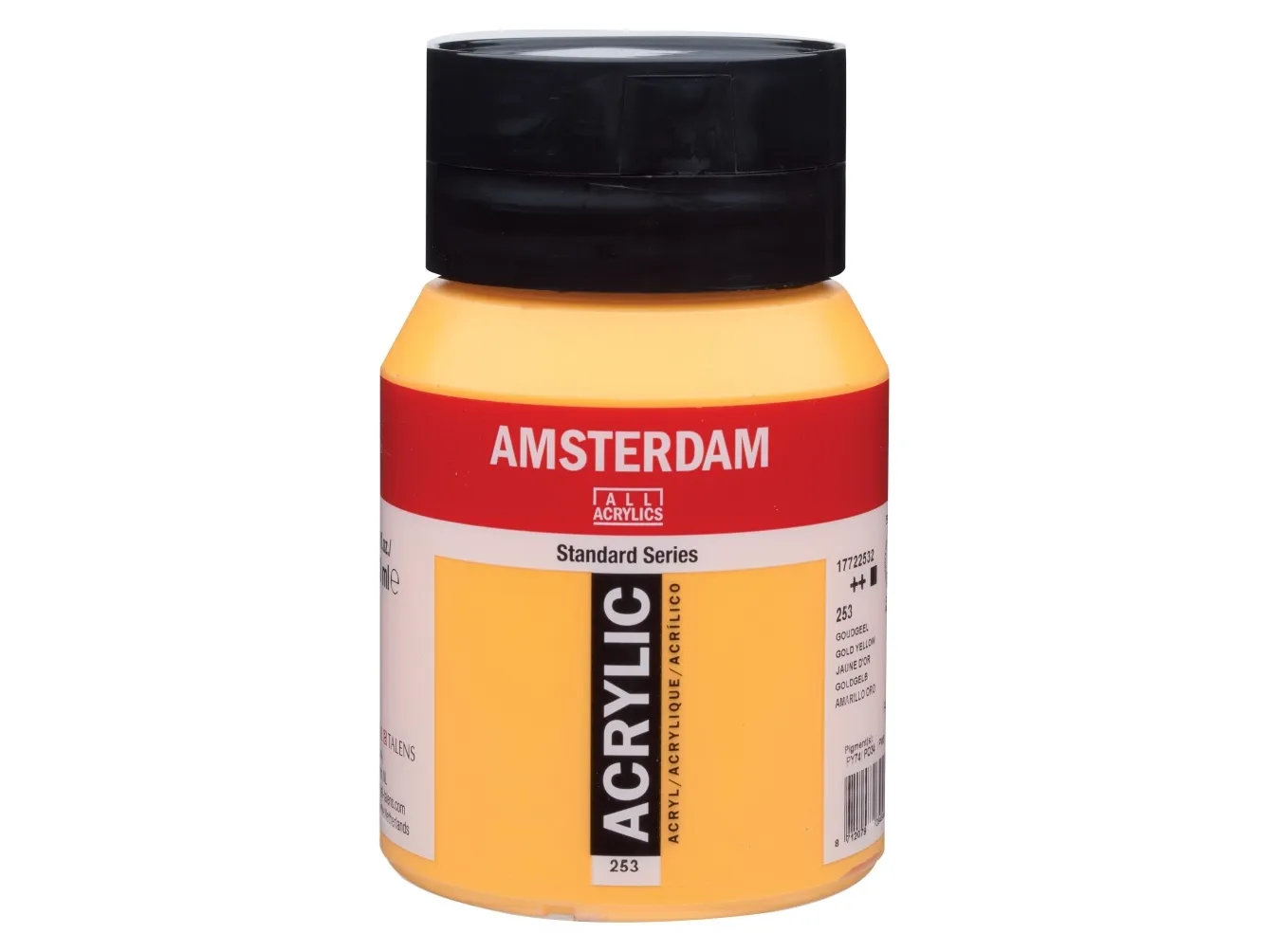 Amsterdam Standard Series akrylkrukke Gold Yellow 253