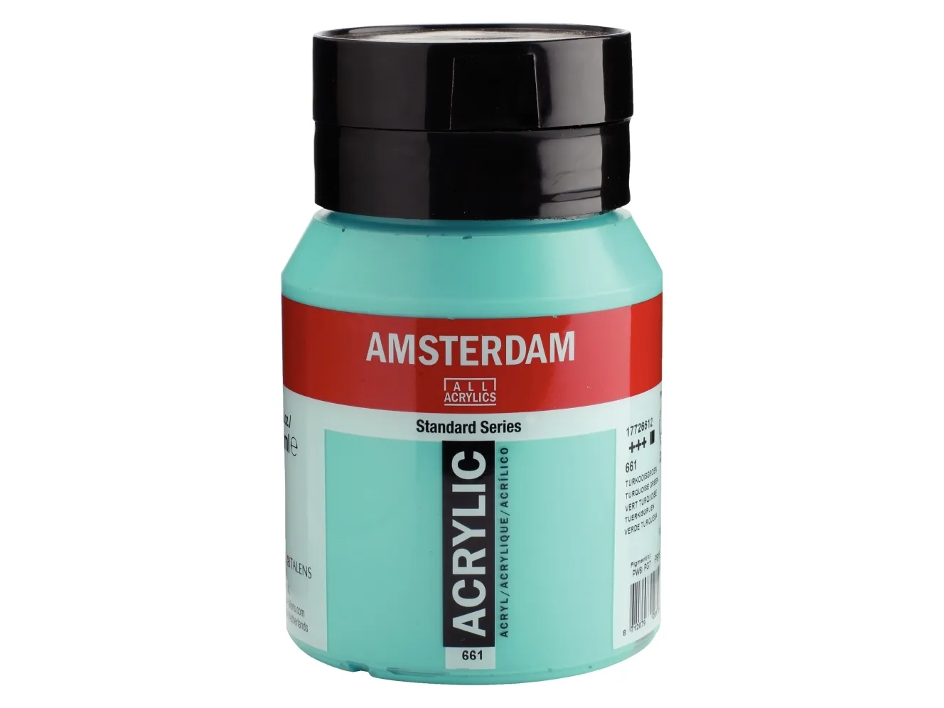 Amsterdam Standard Series akrylblokk/toppglass 661 turkis grønn