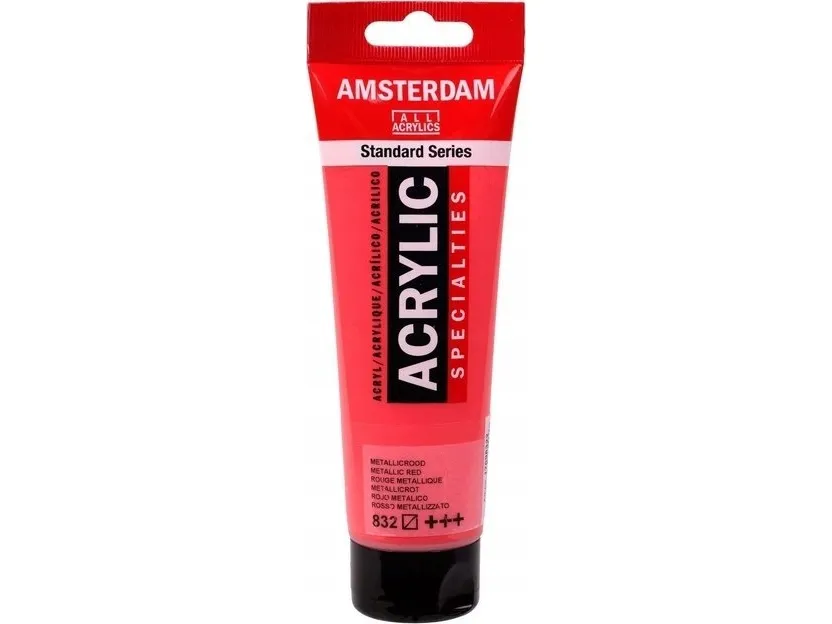 Amsterdam Standard Series akryl rør metallrød 832