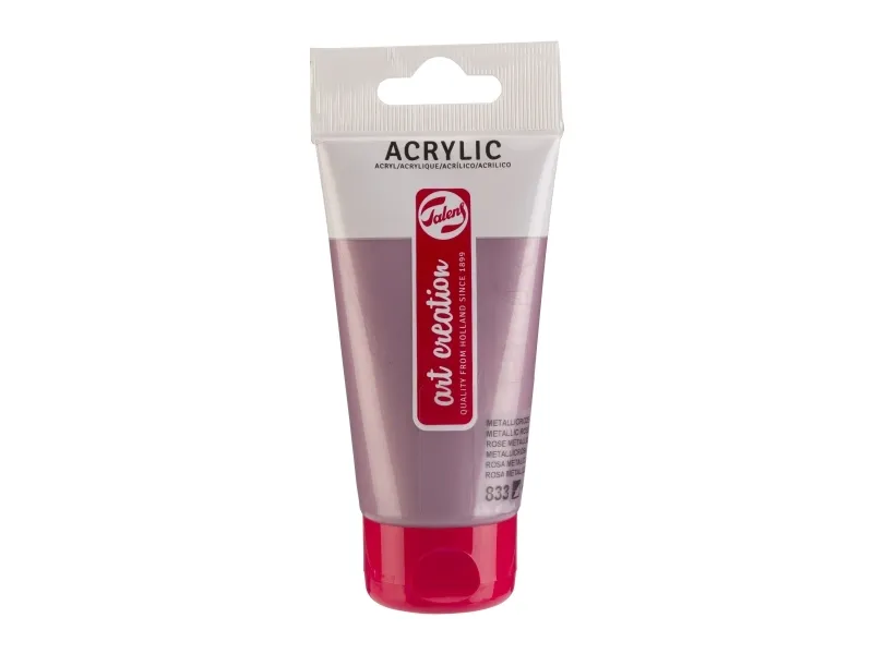Talens Art Creation Acrylic Colour Tube Metallic Rose 833