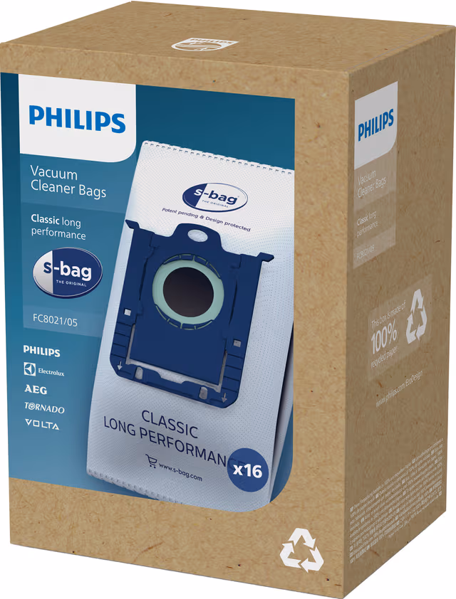 Philips s-bag Classic støvsugerposer FC8021/05