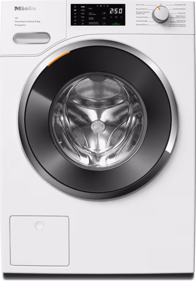 Miele Vaskemaskin WWE380 WCS PWash&Steam (8kg)