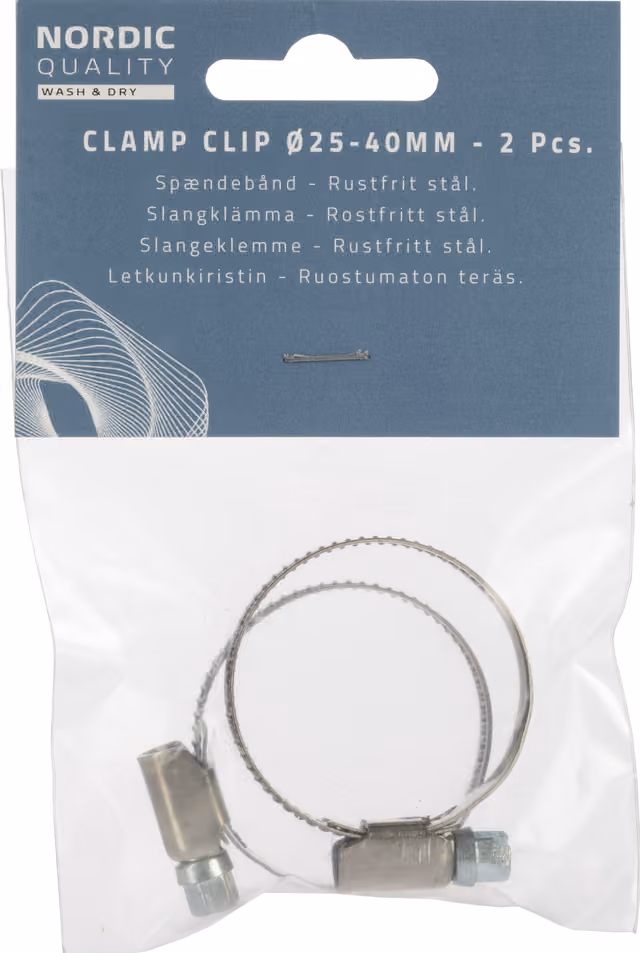 Nordic Quality slangeklemme 2 stk