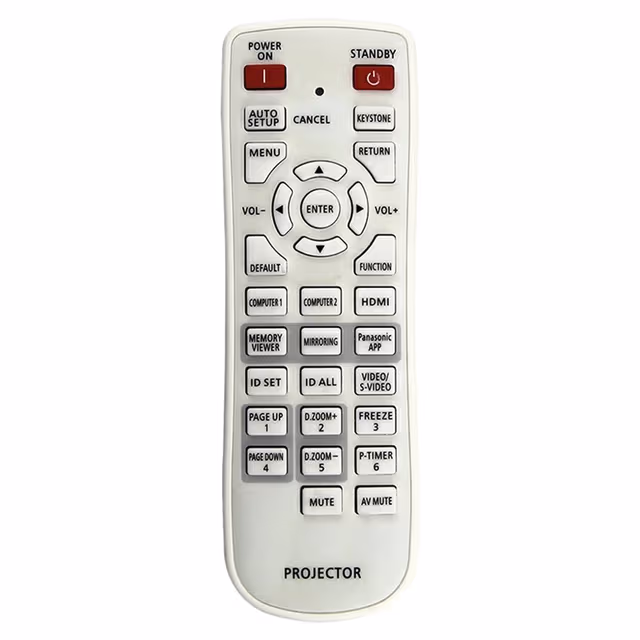 Fjernkontroll Erstatning N2QAYA000100 for Panasonic-projektor