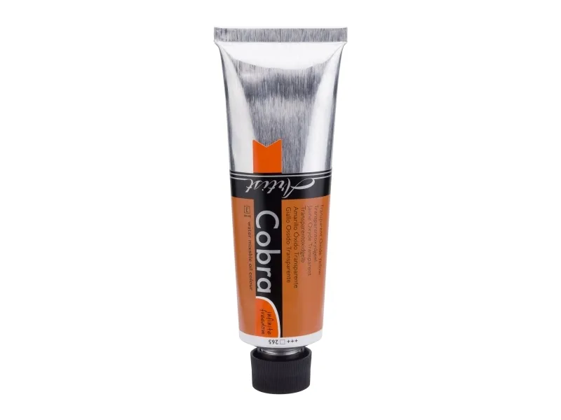 Cobra vannblandbar oljemaling tube 265 transparent oksidgul