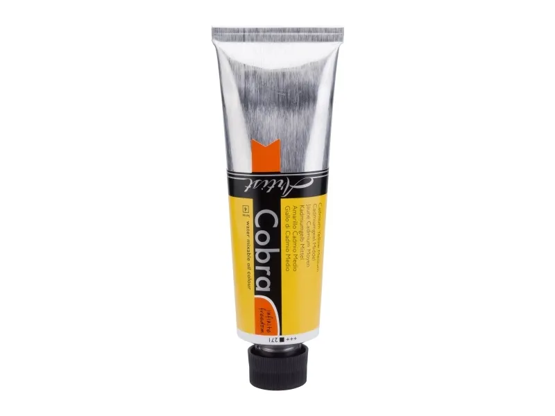 Cobra Artist vannblandbar oljemaling tube  Cadmium Yellow Medium 271