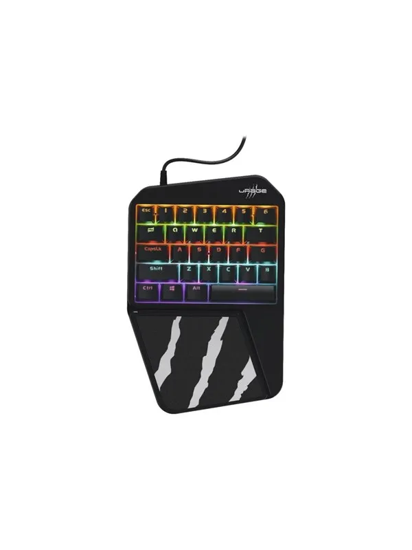 Hama uRage Exodus 410 One-Handed - Tastatur - Svart