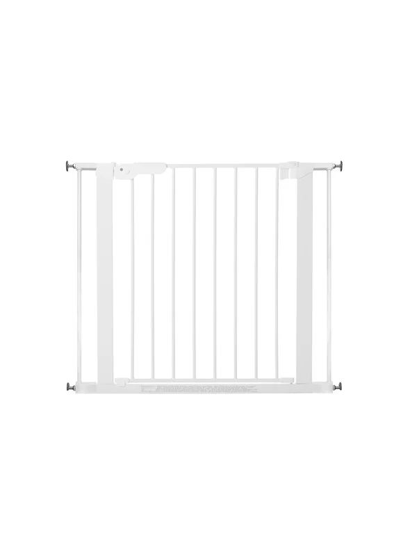 BabyDan Premier sikkerhetsgrind med 2 forlengere, hvit, 86-93,3 cm