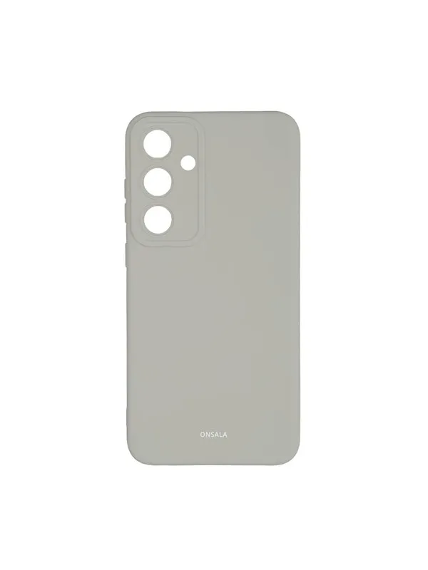 ONSALA Phone Case with Silicone Feel Concrete - Samsung S24 FE 5G