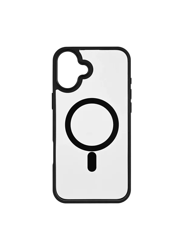ONSALA MagSeries Bumper Case for iPhone 16 Plus -  Black & Clear