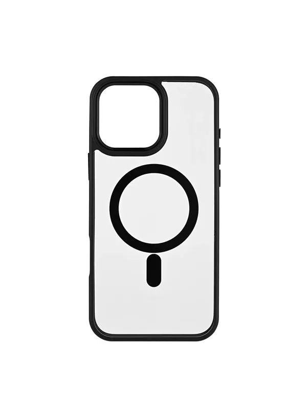 ONSALA MagSeries Bumper Case for iPhone 16 Pro Max - Black & Clear