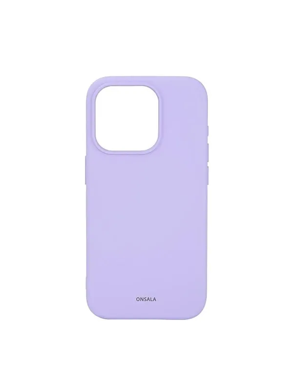 ONSALA Phone Case with Silicone Feel MagSeries Purple - iPhone 15 Pro