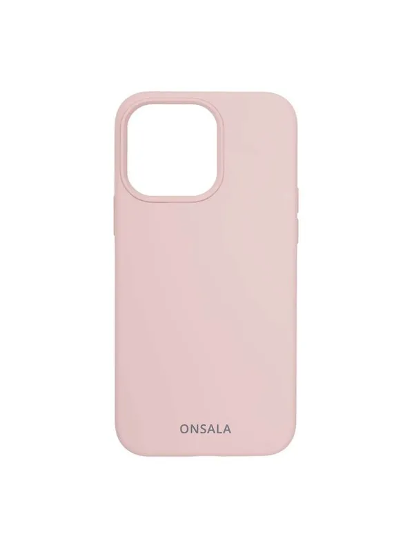 ONSALA Phone Case Silicone Sand Pink - iPhone 13 Pro