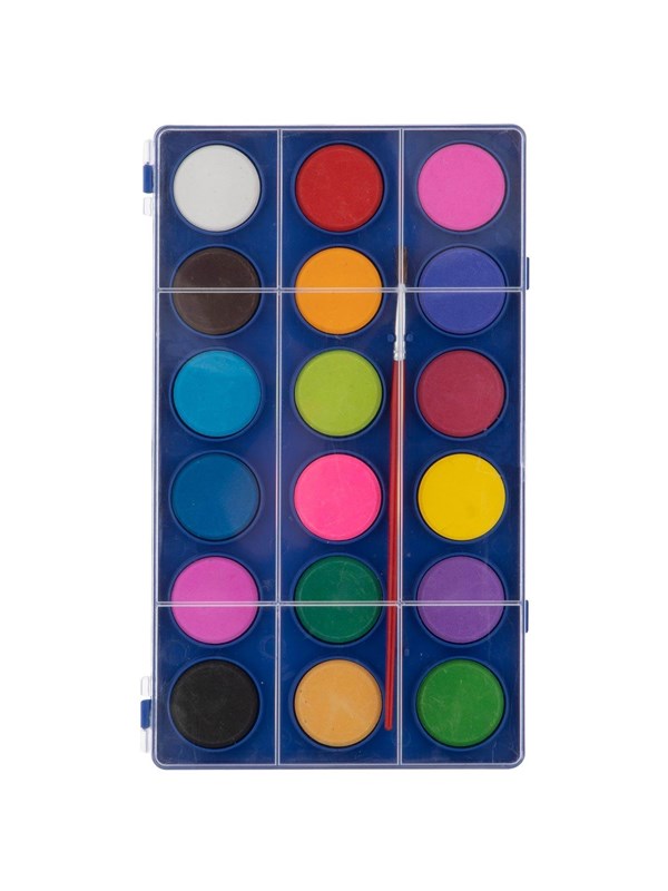 Grafix Watercolor Palette with Brush 18 colors.