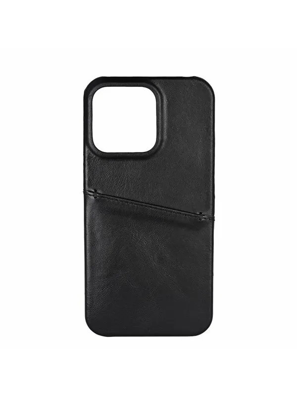 Buffalo Phone Case Leather Black - iPhone 13 Pro