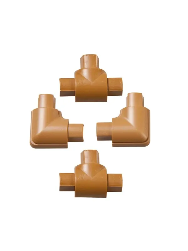 D-LINE Adapter Kit 16x8mm 4 Pieces Oak Colored