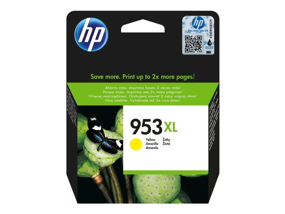 HP 953XL / F6U18AE High Capacity Yellow Ink