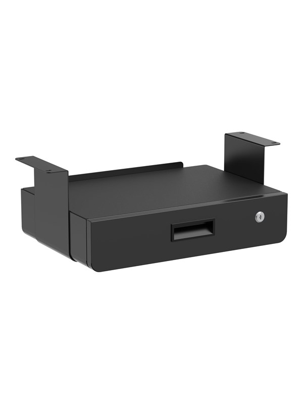 Multibrackets M mounting component - with shelf - black - Max 5 kg - recommended for