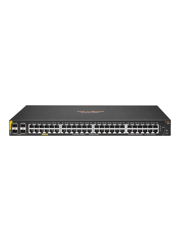 Hewlett Packard Enterprise HPE Aruba 6100 48G Class4 PoE 4SFP+ 370W Switch