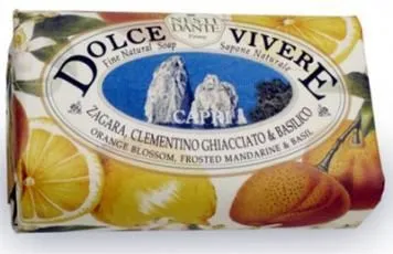 NESTI DANTE Dolce Vivere Orange Blossom Frosted Mandarine Brasil toalettsåpe 250g