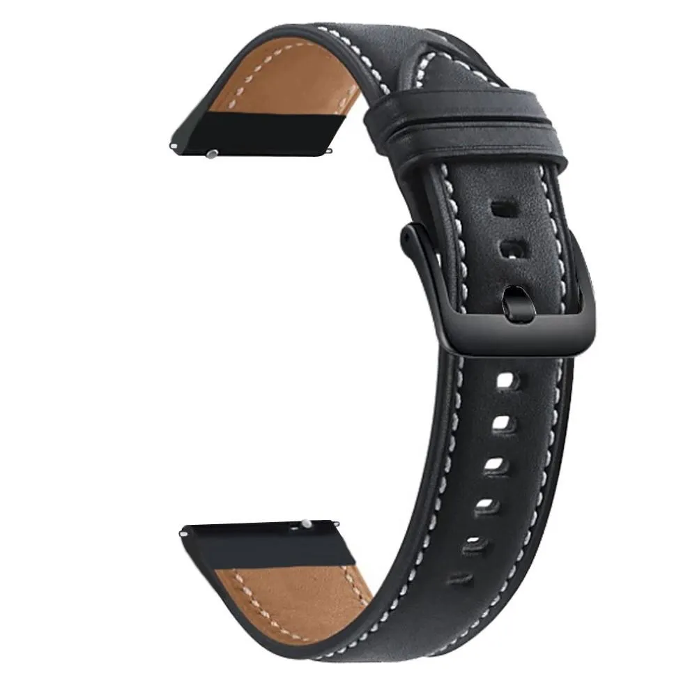 22mm lærrem til Samsung Galaxy Watch3 45mm klokkebånd