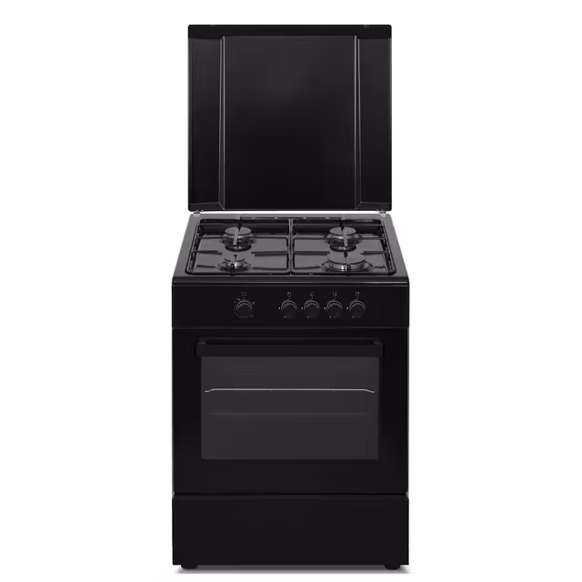 Gasskomfyr Chef - sort, 60cm