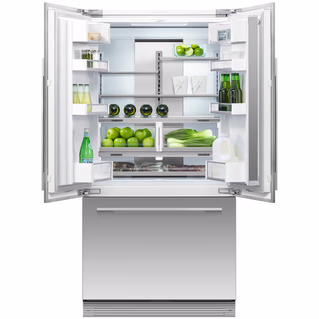 Fisher & Paykel French door kombiskap RS90A3 (rustfritt)
