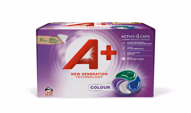 A+ Colour Active 4 rengjøringskapsler 53950 (20-pakning)