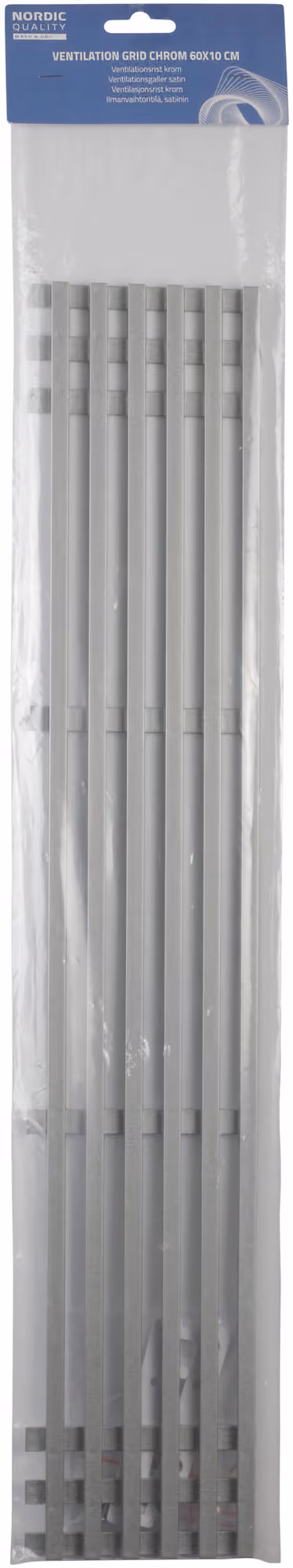Nordic Quality ventilasjonsrist (krom)