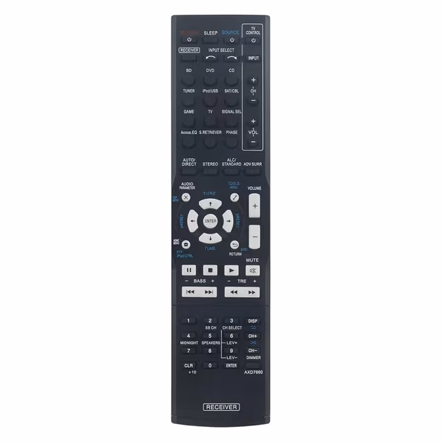 Fjernkontroll Utskiftning for AXD7660 for Pioneer AV-receiver Stereo System