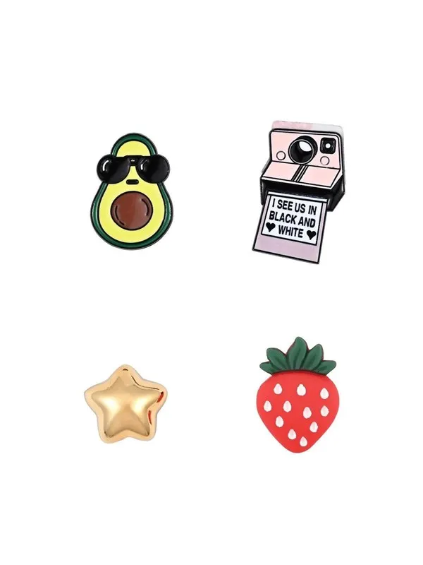ONSALA Charms Pimp Your Phone Metal and Plastic 4pcs