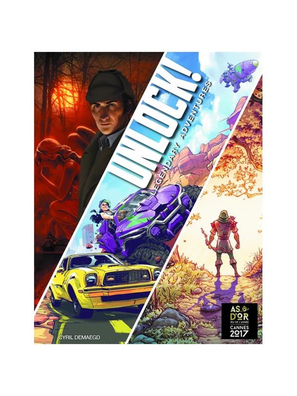 Asmodee Unlock 9 Legendary Adventures (ENG)