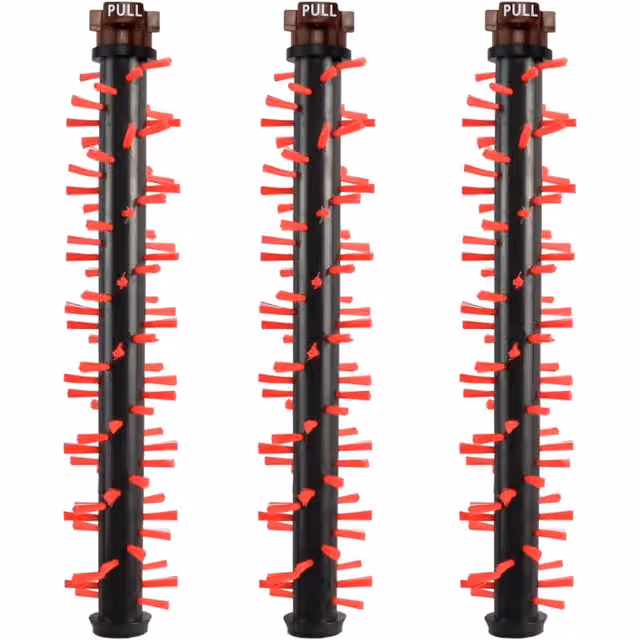 Hovedbørsterull utskiftning 3-pakning kompatibelt med Bissell CrossWave 1785A 1785B - ABS nylon teppebørste (Del 1608017 & 160-801 7)