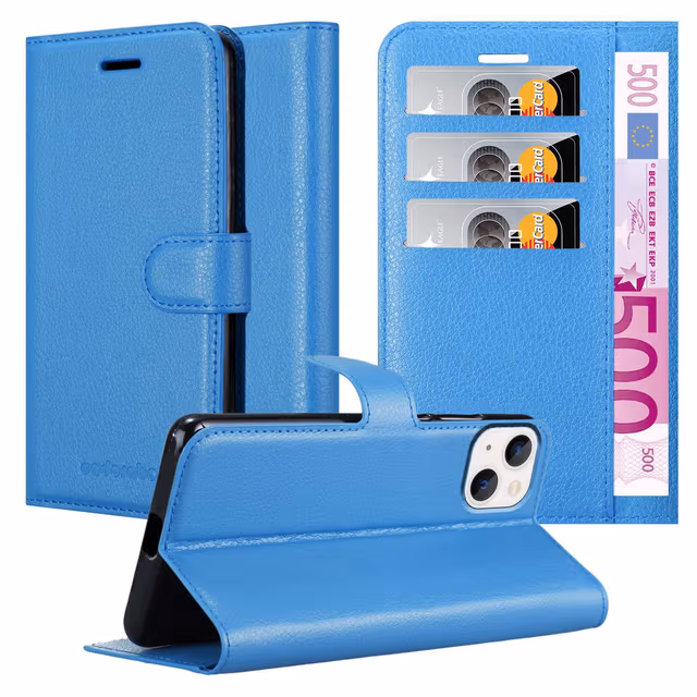 iPhone 14 Deksel Etui Case (blå)