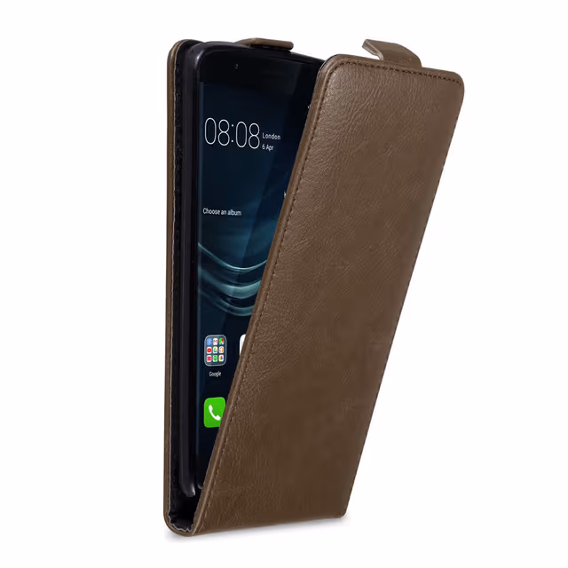 Huawei P9 PLUS deksel flip cover (brun)