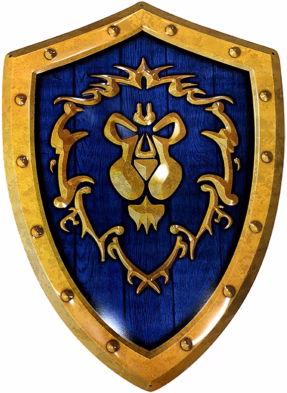 ABYstyle World of Warcraft Alliance metallskjold