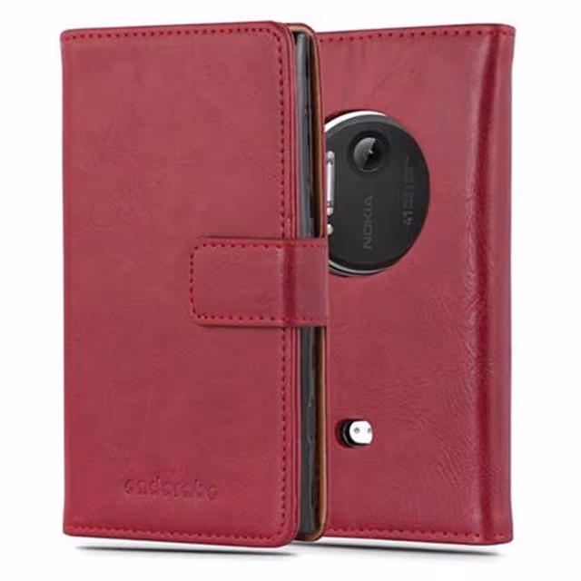 Nokia Lumia 1020 lommebokdeksel etui (rød)