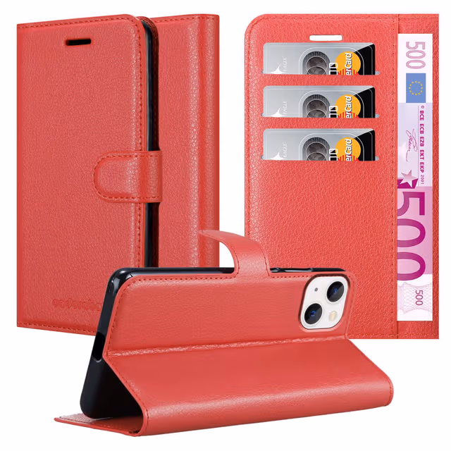 iPhone 14 PLUS Deksel Etui Case (rød)