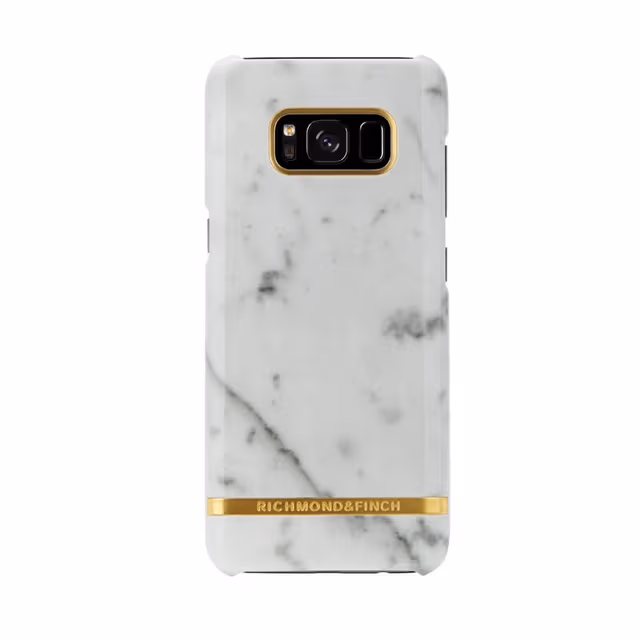 Richmond & Finch Deksel til Samsung Galaxy S8 Plus - Hvit Marmor
