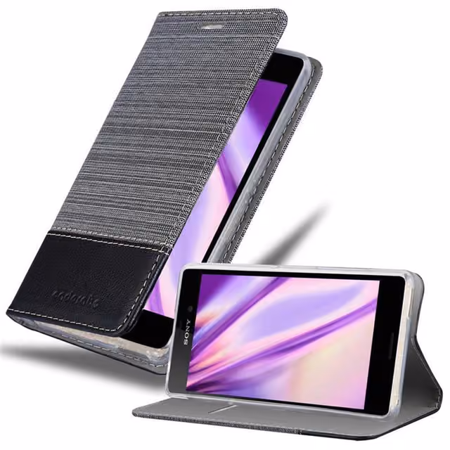 Sony Xperia M4 AQUA lommebokdeksel etui (grå)