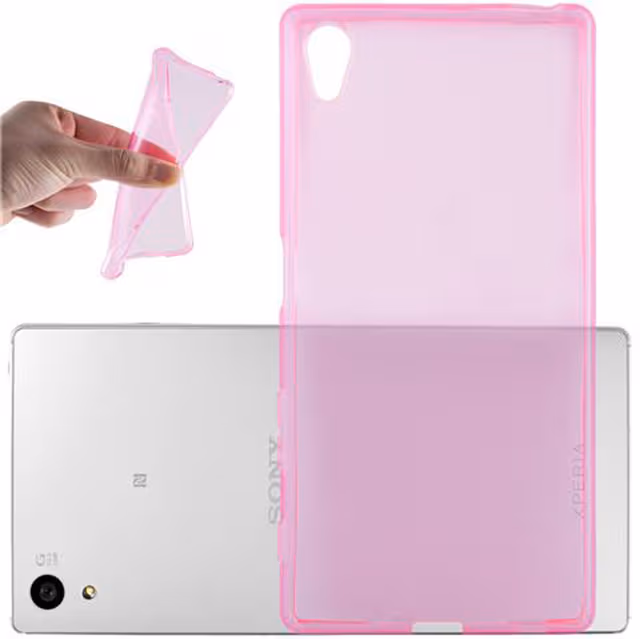 Sony Xperia Z5 deksel case cover (rosa)